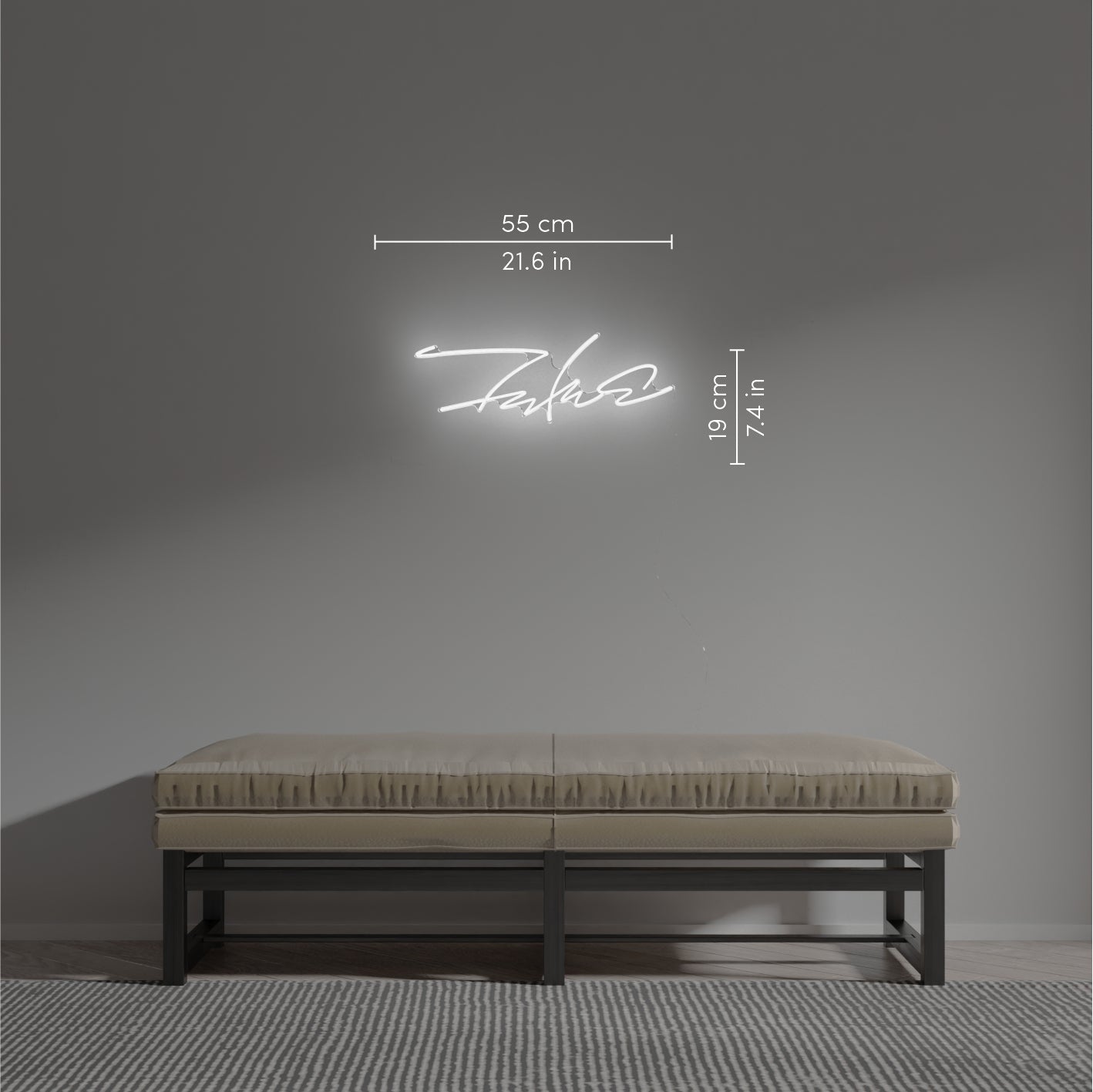 Signatura by Futura - Signe en néon LED
